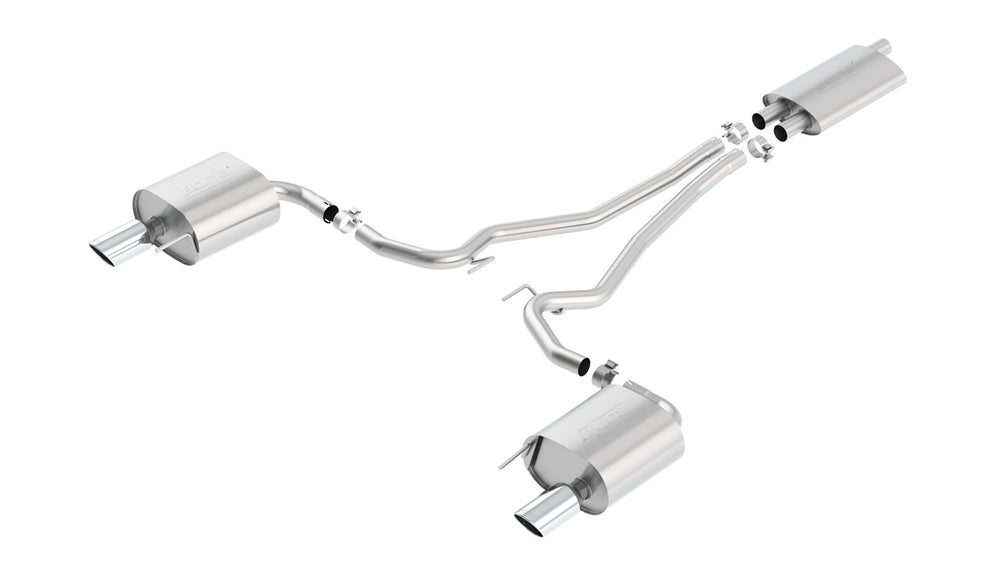 Borla Cat-Back Exhaust System - EC-Type - Touring — 2015-2019 Ford Mustang (1014039)