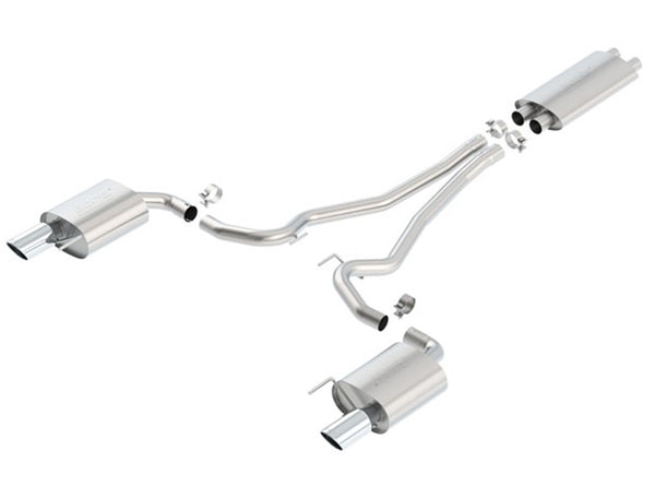Borla Cat-Back Exhaust System - EC-Type - Touring — 2015-2017 Ford Mustang (1014040)