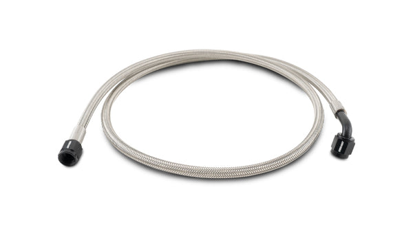 Vibrant Performance - 10274- Pre-Assembled Hose Assemblies, AN Hose Size: -3, Hose Length: 36 in, Hose End Style: Straight / 90 Degrees