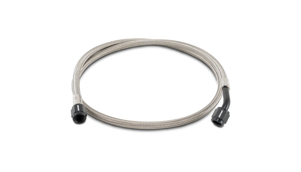 Vibrant Performance - 10278- Pre-Assembled Hose Assemblies, AN Hose Size: -4, Hose Length: 36 in, Hose End Style: Straight / 45 Degrees
