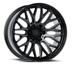 MTX Roue Typhoon 20x10 po / 6x135 / déport -18mm / alésage 87.1mm - noir brillant