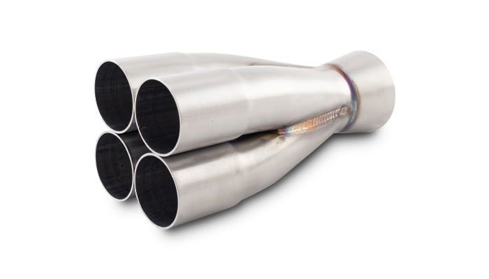 Vibrant Performance - 10301 - 4-1 Merge Collector, 1.625 in. Inlet I.D. - Merge O.D. - 2.00 in. - Outlet O.D. - 2.50 in.
