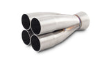 Vibrant Performance - 10301 - 4-1 Merge Collector, 1.625 in. Inlet I.D.; Merge O.D. - 2.00 in.; Outlet O.D. - 2.50 in.
