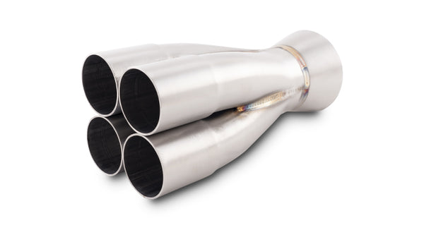 Vibrant Performance - 10304 - 4-1 Merge Collector, 1.625 in. Inlet I.D. - Merge O.D. - 2.25 in. - Outlet O.D. - 3.00 in.