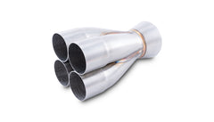 Vibrant Performance - 10321 - 4-1 Merge Collector, 2.375 in. Inlet I.D. - Merge O.D. - 3.50 in. - Outlet O.D. - 4.00 in.