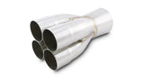 Vibrant Performance - 10324 - 4-1 Merge Collector, 2.50 in. Inlet I.D.; Merge O.D. - 3.50 in.; Outlet O.D. - 4.00 in.