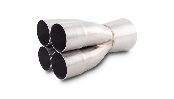 Vibrant Performance - 10325 - 4-1 Merge Collector, 2.50 in. Inlet I.D. - Merge O.D. - 4.00 in. - Outlet O.D. - 4.50 in.