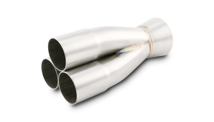 Vibrant Performance - 10332 - 3-1 Merge Collector, 1.625 in. Inlet I.D. - Merge O.D. - 2.00 in. - Outlet O.D. - 2.50 in.