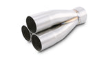 Vibrant Performance - 10336 - 3-1 Merge Collector, 1.875 in. Inlet I.D.; Merge O.D. - 2.25 in.; Outlet O.D. - 2.50 in.