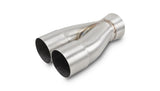 Vibrant Performance - 10358 - 2-1 Merge Collector, 2.5 in. Inlet I.D. x 3 in. Outlet O.D., 8.50 in. Overall Length