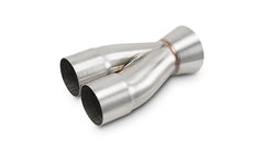 Vibrant Performance - 10359 - 2-1 Merge Collector, 2.5 in. Inlet I.D. x 3.5 in. Outlet O.D., 8.60 in. Overall Length