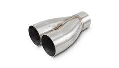 Vibrant Performance - 10363 - 2-1 Merge Collector, 2.25 in. Inlet I.D. x 2.5 in. Outlet O.D., 8.75 in. Overall Length
