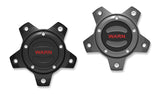 Optional Wheel Center Cap - Gunmetal/Red 5 Lug