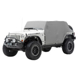 Smittybilt 2007-2018 Wrangler 4Dr Waterresistant Cab Cover with Door Flaps/Gray
