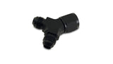 Vibrant Performance - 10907 - 90 Degree Y Adapter, Female Size: -10 AN; Dual Male Size: -8 AN