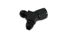 Vibrant Performance - 10907 - 90 Degree Y Adapter, Female Size: -10 AN - Dual Male Size: -8 AN