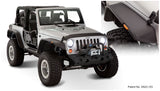 Bushwacker Fender Flare Flat Style 4pc - Black