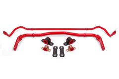 BMR Ensemble de barres stabilisatrices avant/arrière creuses 38mm/25mm avec coussinets 08-19 Dodge Challenger - rouge