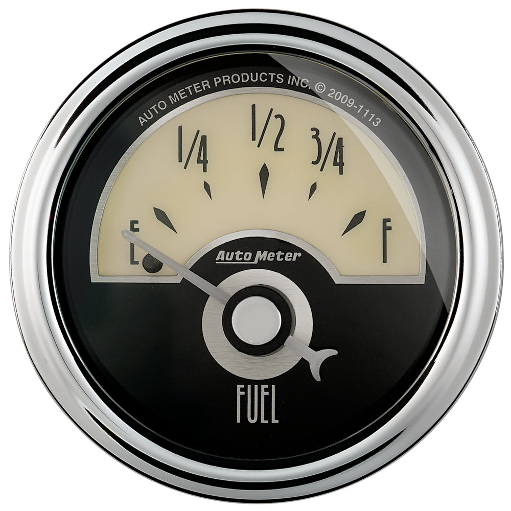AutoMeter 2-1/16" Fuel Level, 0-90 Ohm, Sse, Cruiser AD