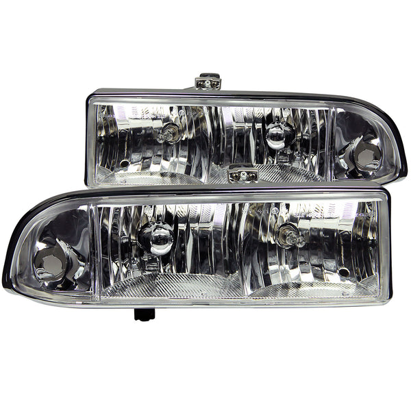 ANZO USA - Crystal Headlight Set - 111014 — 1998-2004 Chevrolet Blazer