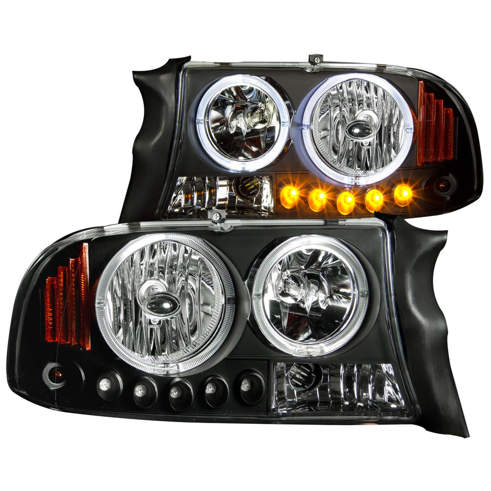 ANZO USA - Crystal Headlight Set - 111085 — 1997-2004 Dodge Dakota