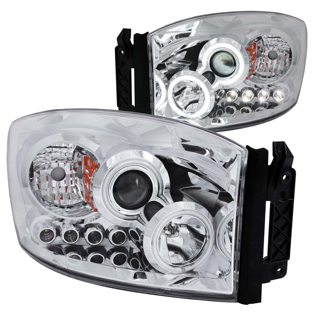 ANZO USA - Projector Headlight Set w/Halo - 111103