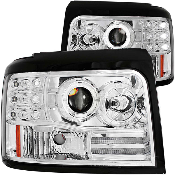 ANZO USA - Ensemble de phares à projecteur avec halo - 111183