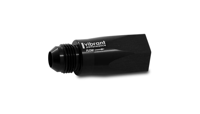Vibrant Performance - 11119 - Ball Style Inline One Way Check Valve, Male AN: -10 - Female ORB: -10