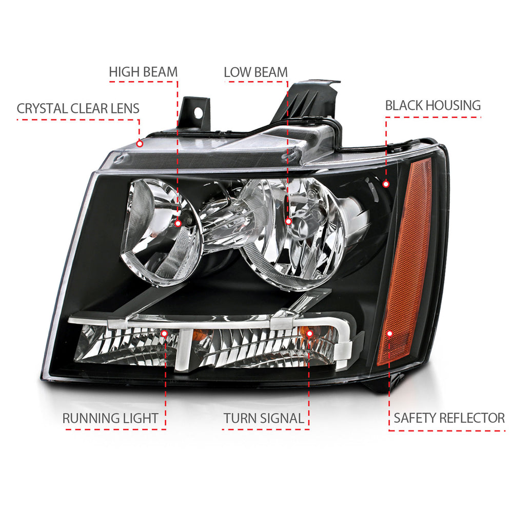 ANZO USA - ANZO USA Crystal Headlights - 111392