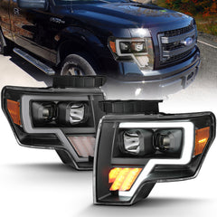 ANZO USA - Projector Headlight - 111445 — 2009-2014 Ford F-150