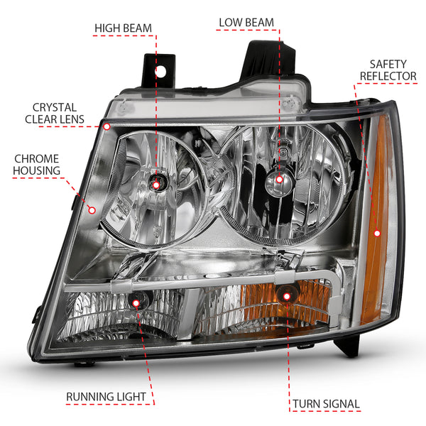 ANZO USA - Phares cristal - 111475