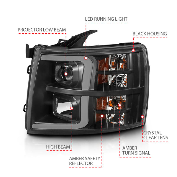 ANZO USA - Phares à projecteur - 111480