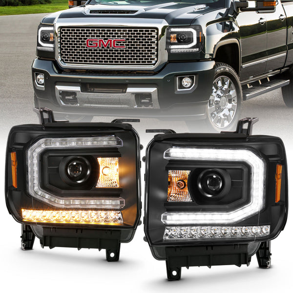 ANZO USA - Projector Headlight - 111485 — 2016-2019 GMC Sierra 1500