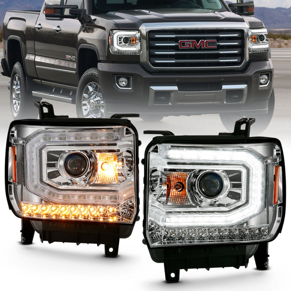 ANZO USA - Projector Headlight - 111486 — 2016-2019 GMC Sierra 1500