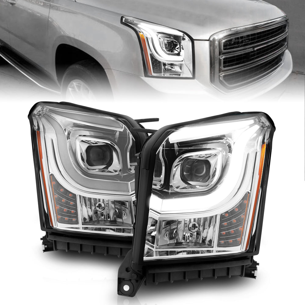 ANZO USA - Projector Headlight - 111536 — 2015-2020 GMC Yukon
