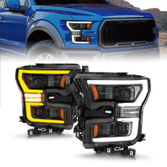 ANZO USA - LED Projector Headlight - 111547 — 2015-2017 Ford F-150