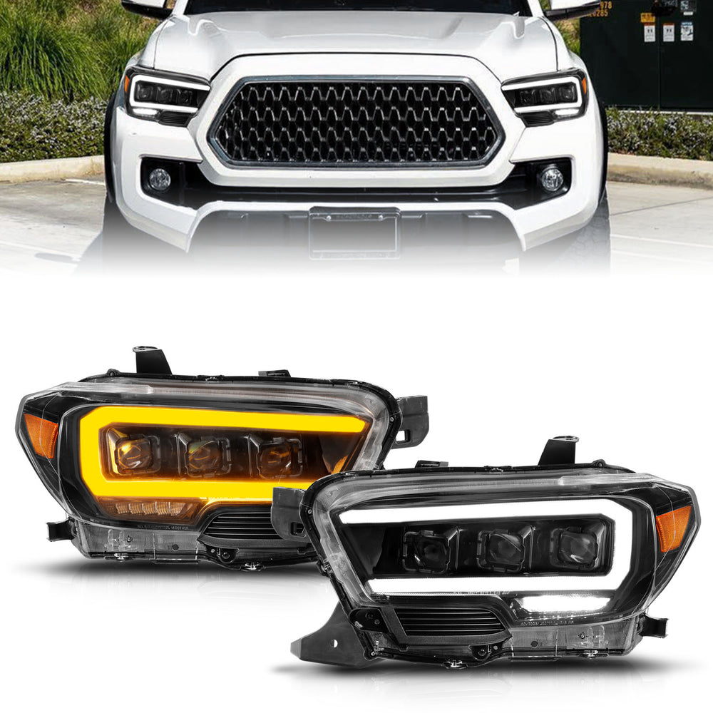 ANZO USA - LED Projector Headlight - 111563 — 2016-2023 Toyota Tacoma