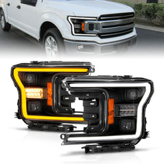 ANZO USA - LED Projector Headlight - 111570 — 2018-2020 Ford F-150
