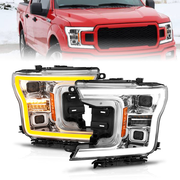 ANZO USA - LED Projector Headlight - 111571 — 2018-2020 Ford F-150