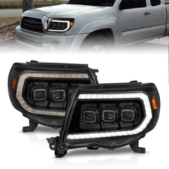 ANZO USA - LED Projector Headlight - 111581 — 2005-2011 Toyota Tacoma