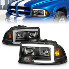 ANZO USA - Crystal Headlight - 111591 — 1997-2004 Dodge Dakota