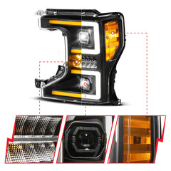 ANZO USA - LED Projector Headlight - 111620X-L