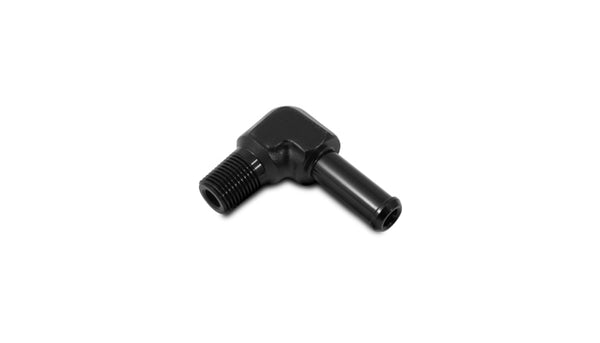 Vibrant Performance - 11232 - Male NPT to Hose Barb Adapter, 90 Degree - NPT Size: 3/8 in. Hose Size: 1/2 in.
