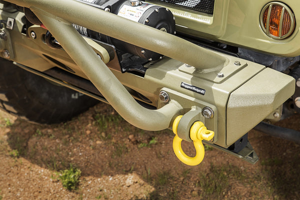 Rugged Ridge D-Ring Shackle Kit 3/4 in. Pair - Yellow
