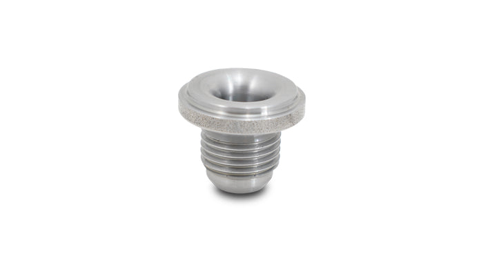 Vibrant Performance - 11251 - Male -6AN Steel Weld Bung (9/16-18 SAE Thread - 7/8 in. Flange OD)