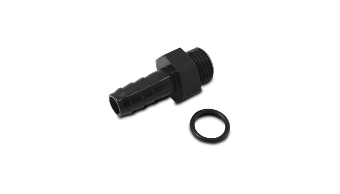 Vibrant Performance - 11318 - Male ORB to Hose Barb Adapter, ORB Size: -8 - Barb Size: 3/8 in. - Multi Barb
