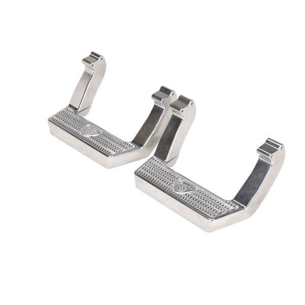Carr LD Step; Assist/Side Step; XM3 Polished; Pair — for select Chevrolet and GMC trucks (113332)