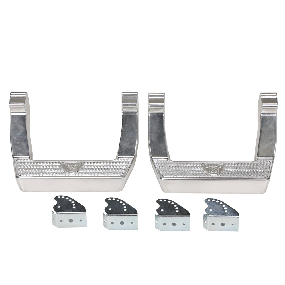 Carr LD Step; Assist/Side Step; XM3 Polished; Pair (114502)
