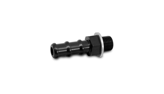 Vibrant Performance - 11414 - Metric to Barb Fitting (Male M12 x 1.5 to 1/2 in. Barb) Aluminum