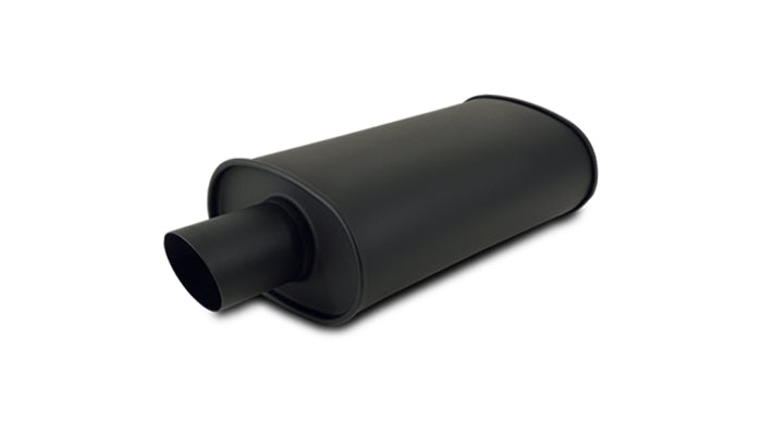 Vibrant Performance - 1147 - Streetpower Flat Black Oval Muffler